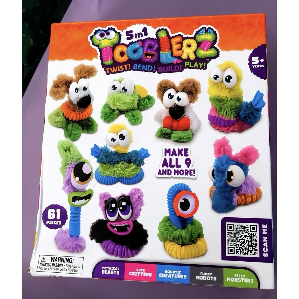 WeVeel TOOBLERZ 5-in-1 Craft Kit 51 Pieces Creative Toys DIY Art Set Ages 5+